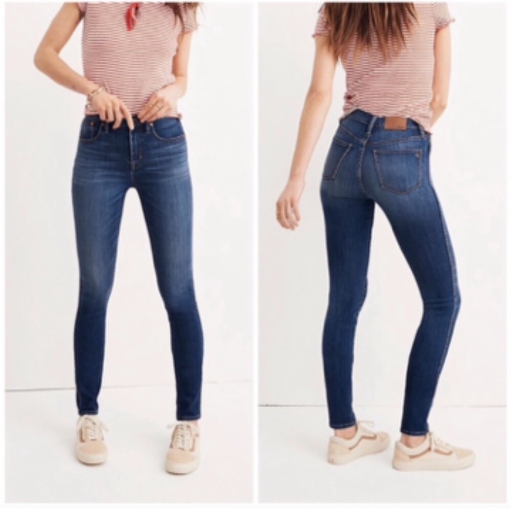 Madewell 10" High Rise Skinny Jeans in Danny Wash Tencel edition Size 26